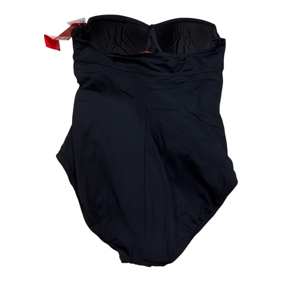 SPANX Black Ruched One-Piece Swimsuit - Picture 5 of 5